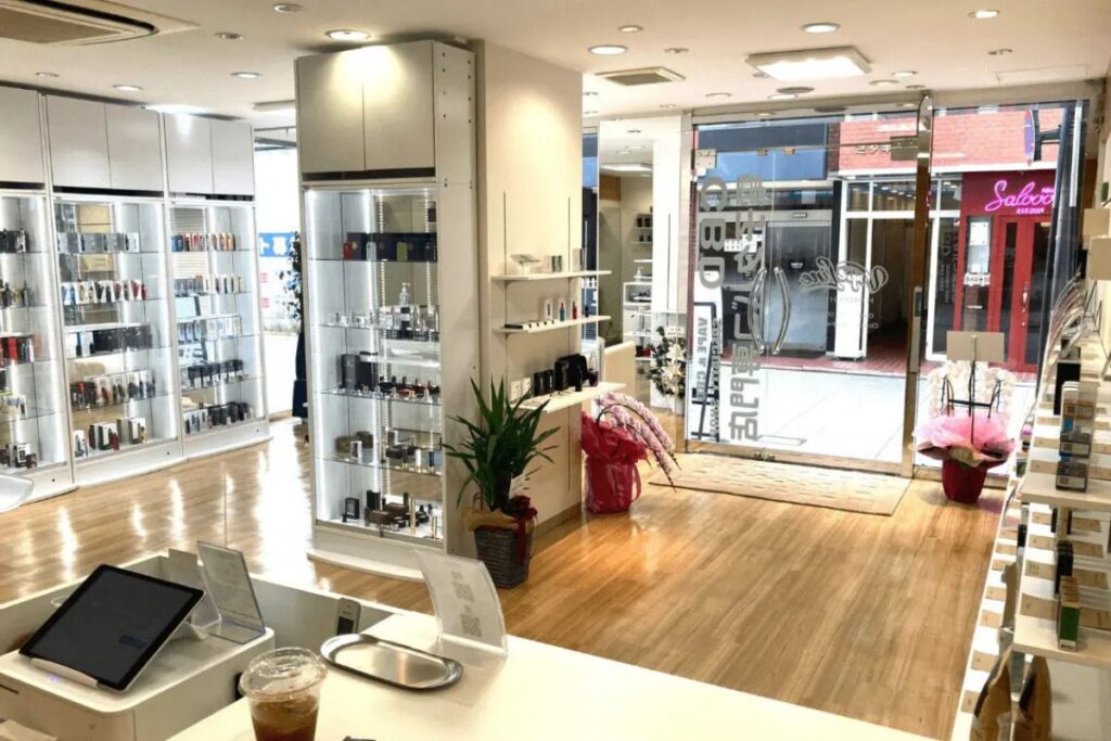 広島のCBDショップ『VapeLine広島』の内観