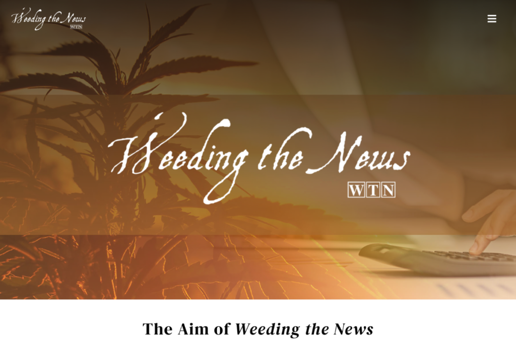 『Weeding the News（ウィーディング・ザ・ニュース）』のサイト