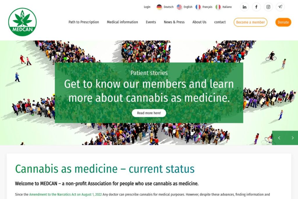 MEDCANの公式サイト